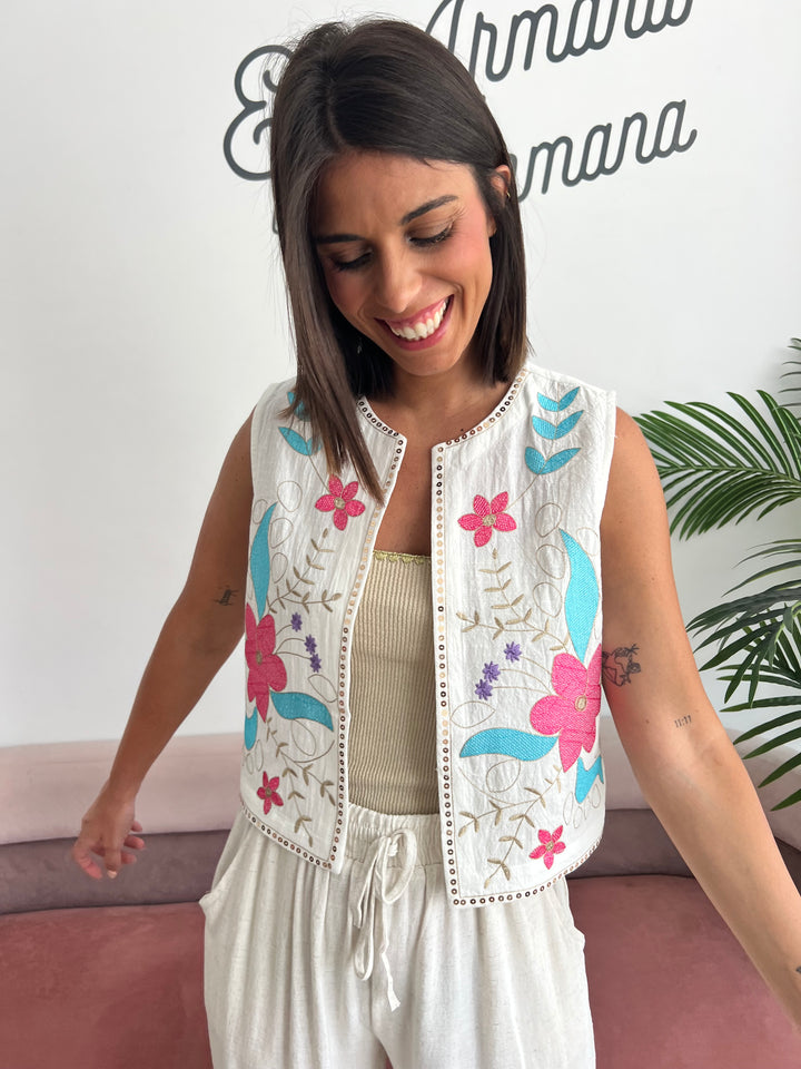 Chaleco Summer blanco