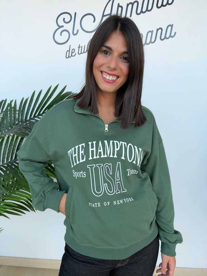 Sudadera Hamptons verde