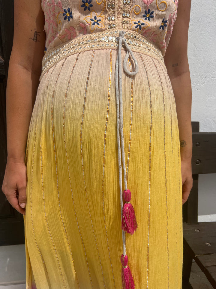 Vestido Tropea buganvilla
