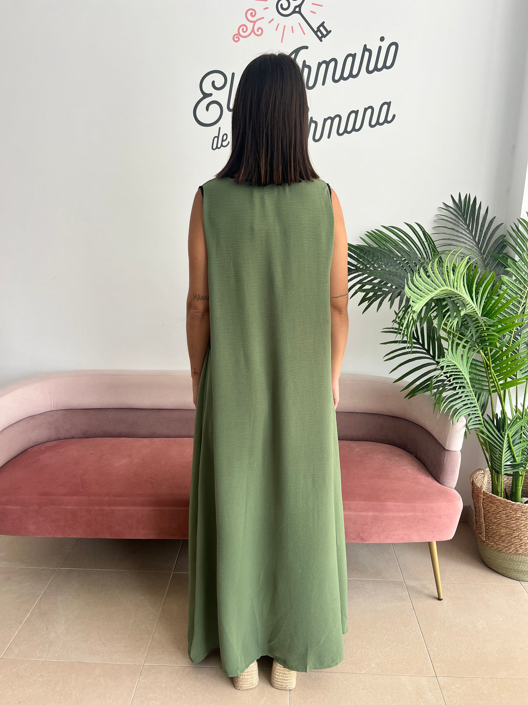 Vestido Coraima verde