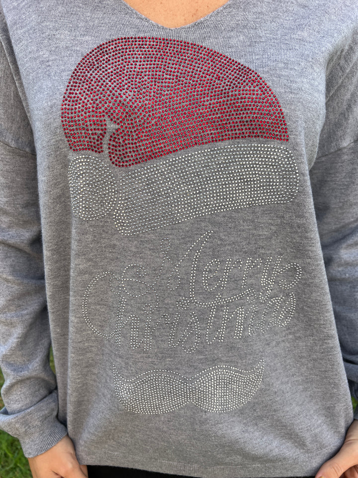 Jersey Christmas gris