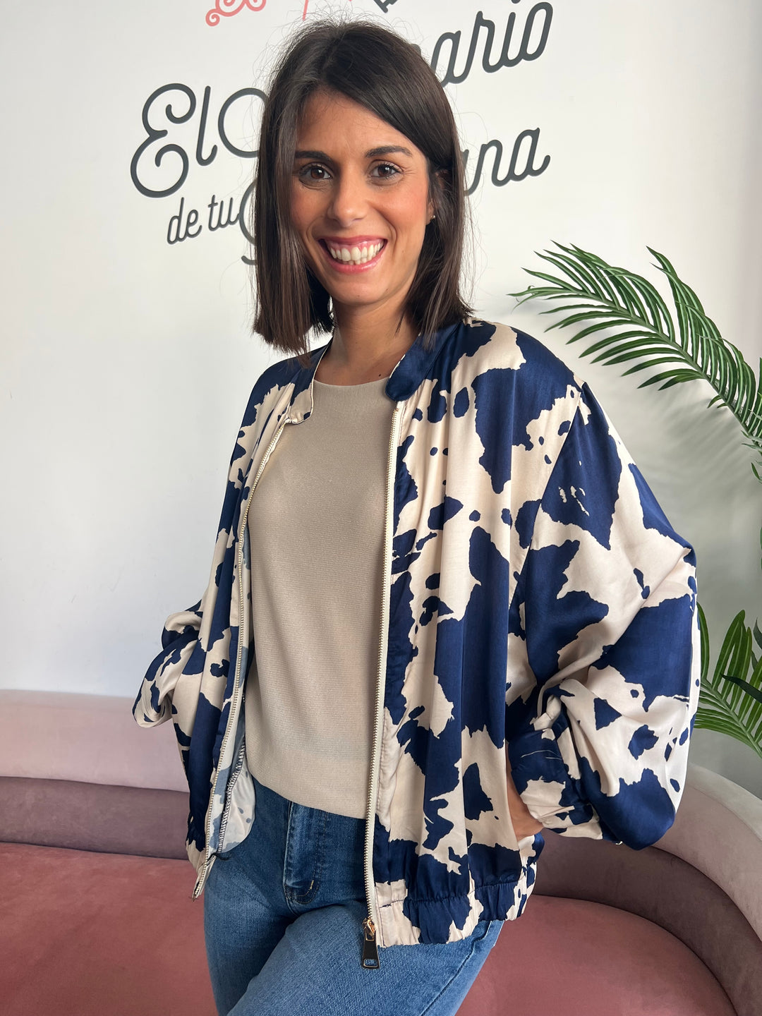 Chaqueta Carolina azul marino