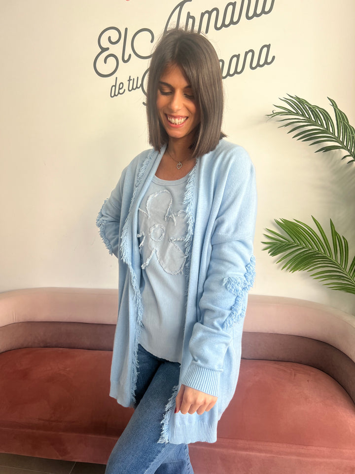 Chaqueta Estrellas celeste