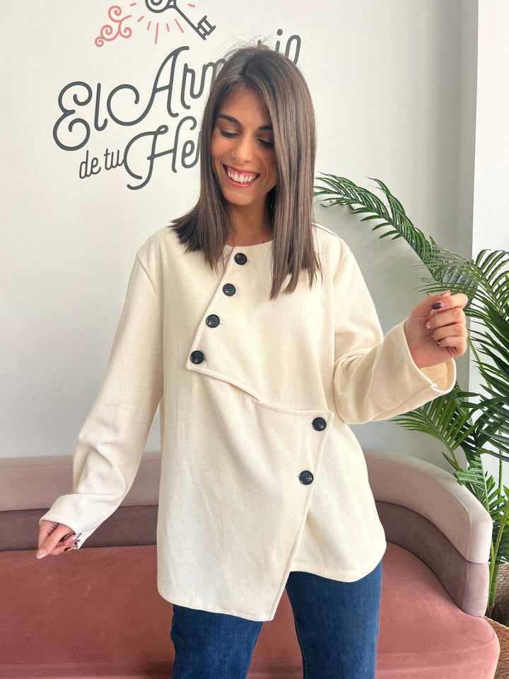 Chaqueta Mamen beige claro