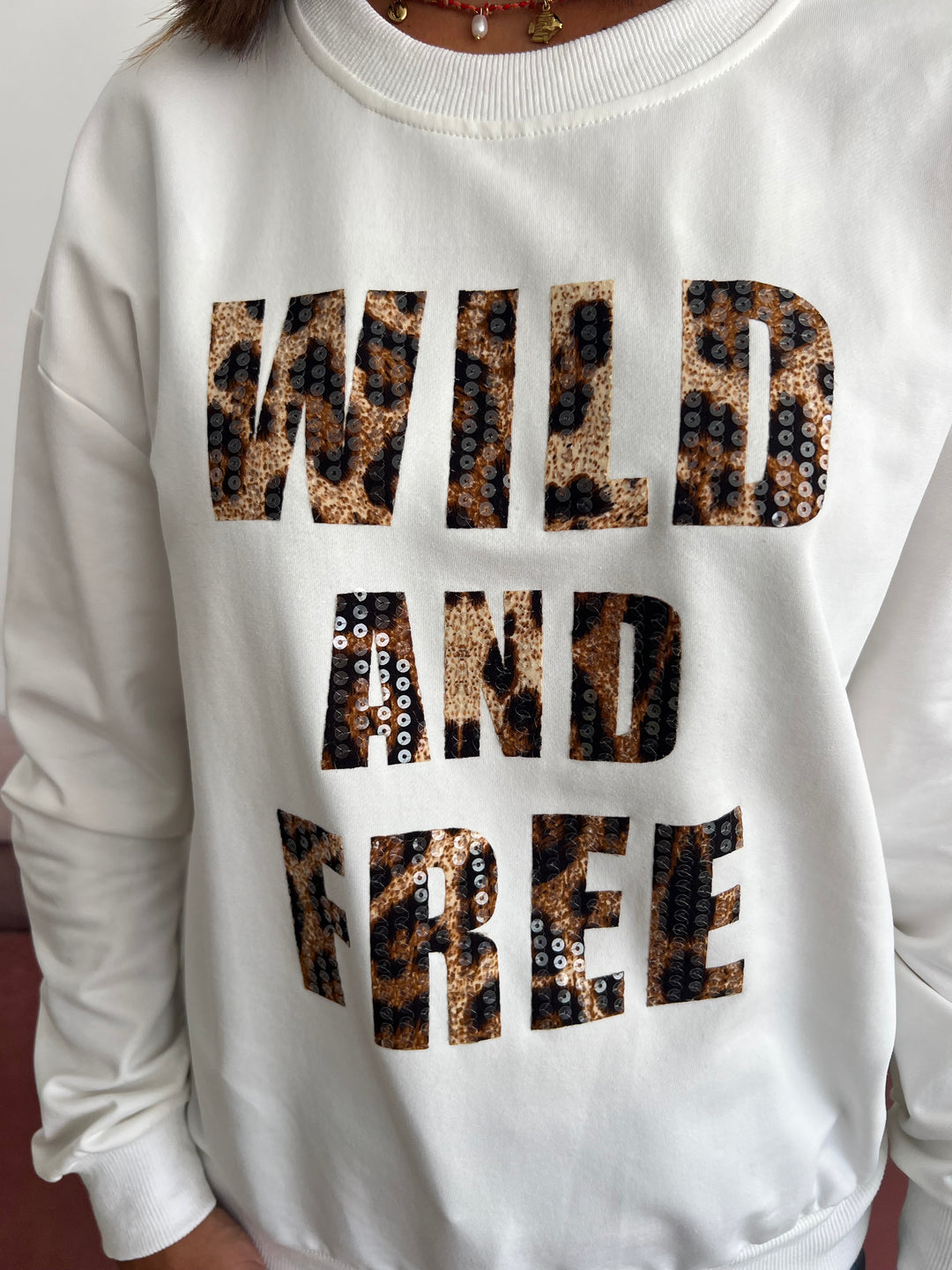 Sudadera Free blanco