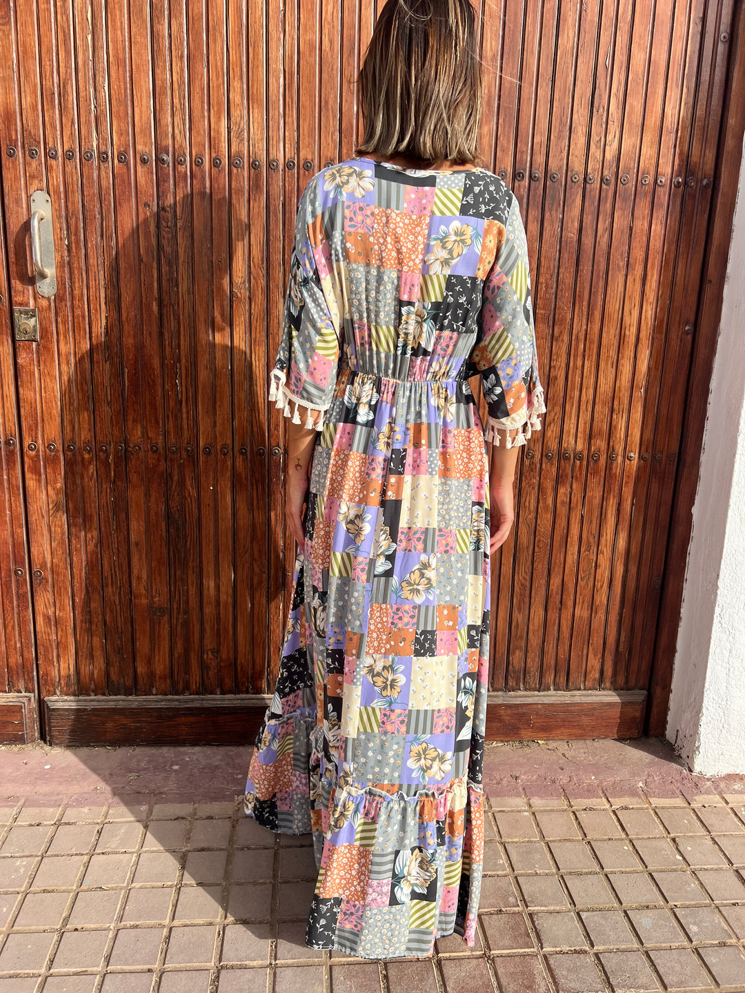 Vestido Rosy gris