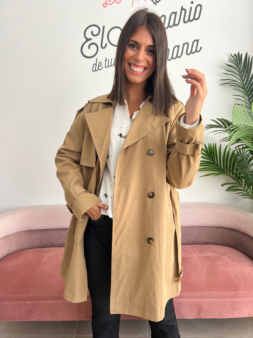 Chaqueta Candela camel