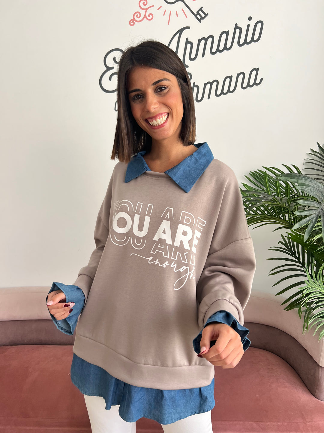 Sudadera Marta topo