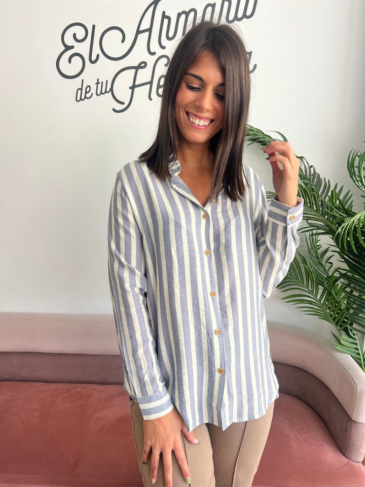Camisa Teresa azul