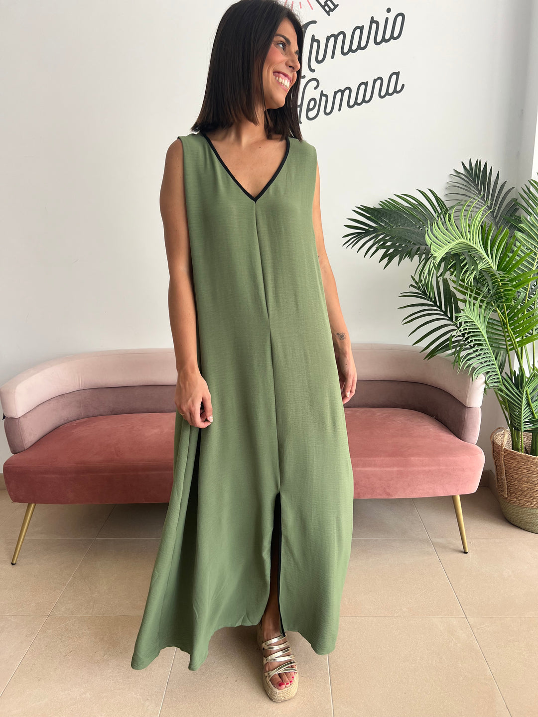 Vestido Coraima verde