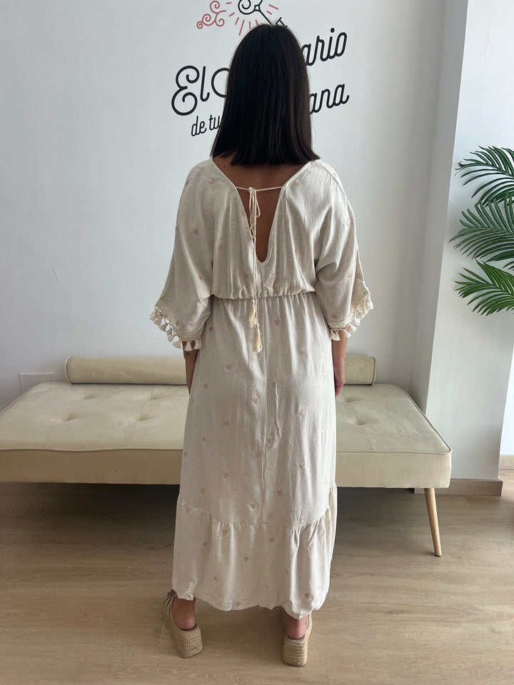 Vestido Amour beige