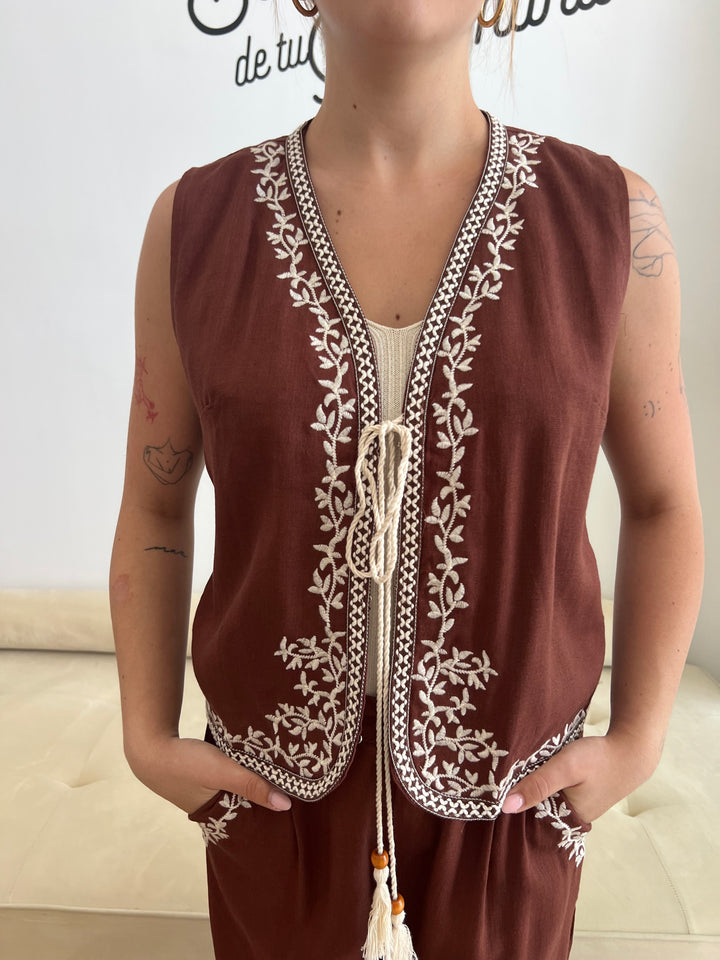 Conjunto Michell marrón