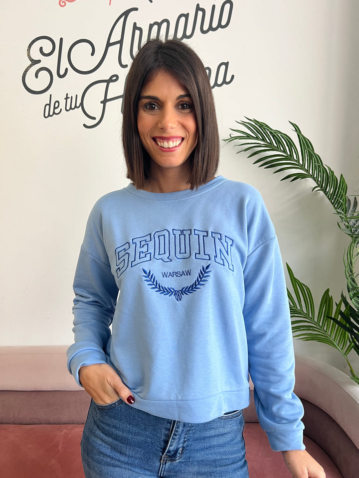 Sudadera Polonia azul