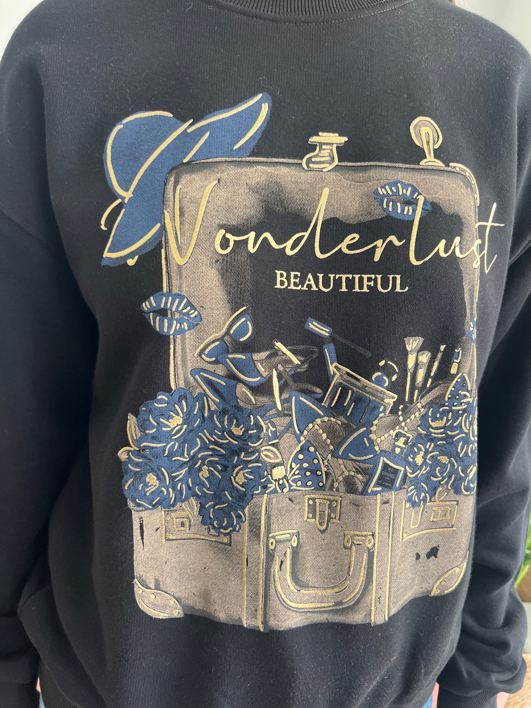 Sudadera Travel azul