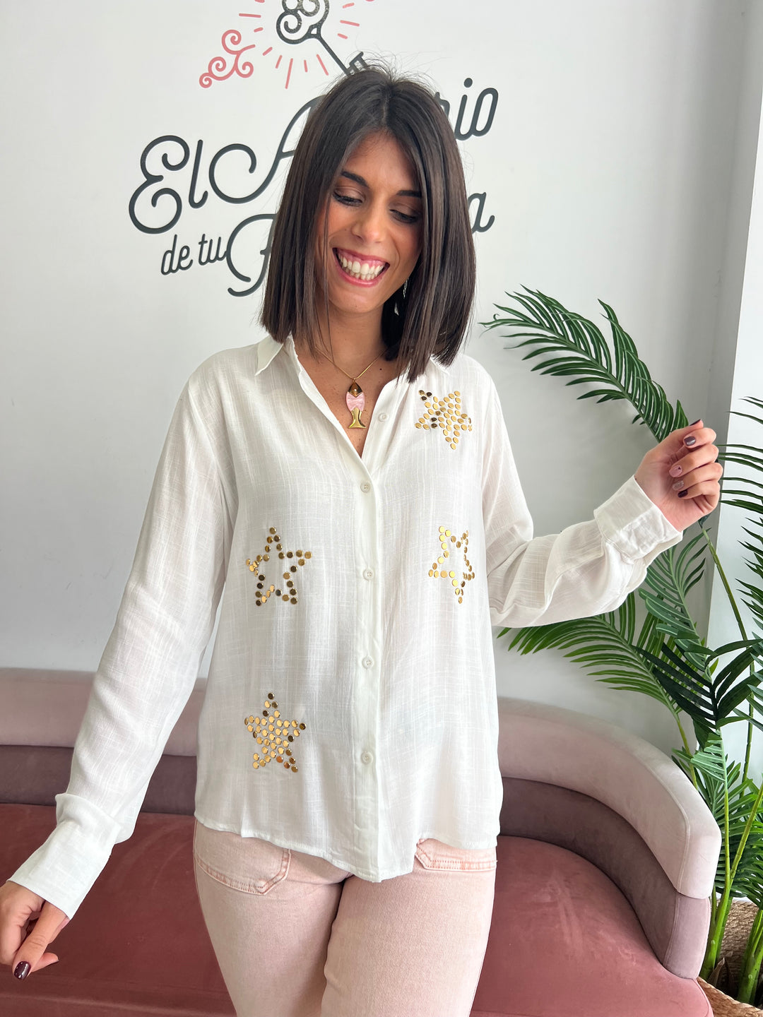 Camisa Star blanco