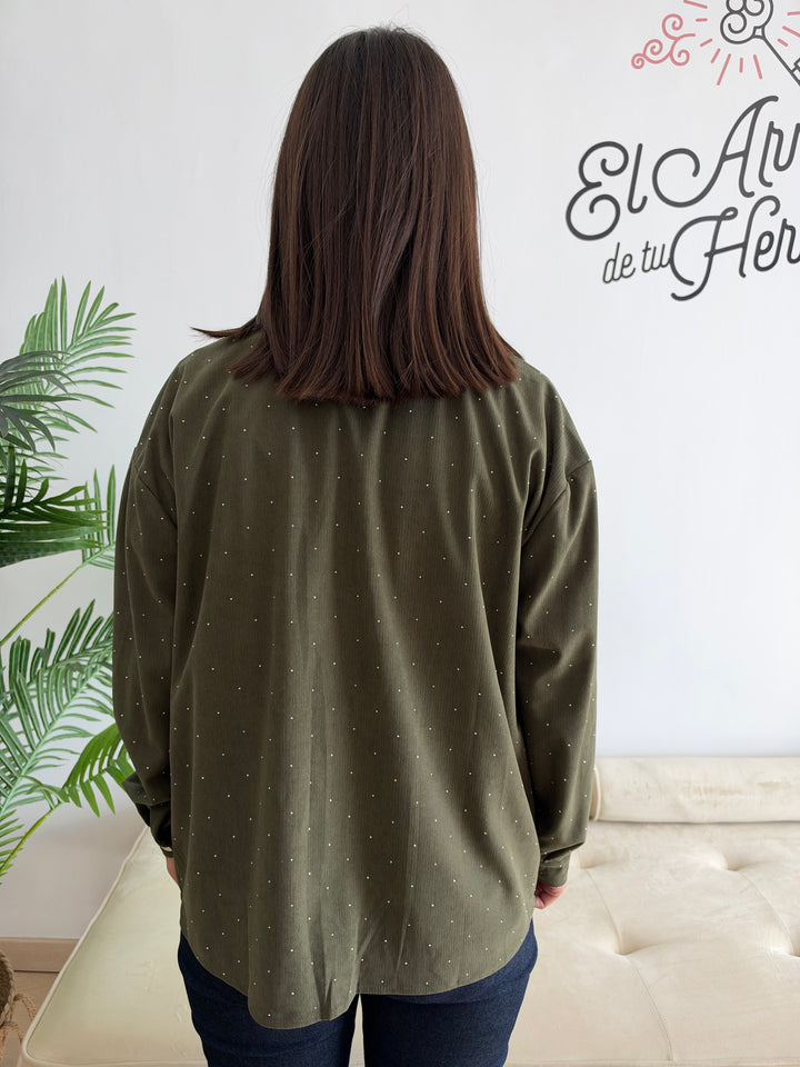 Sobrecamisa Florencia verde militar