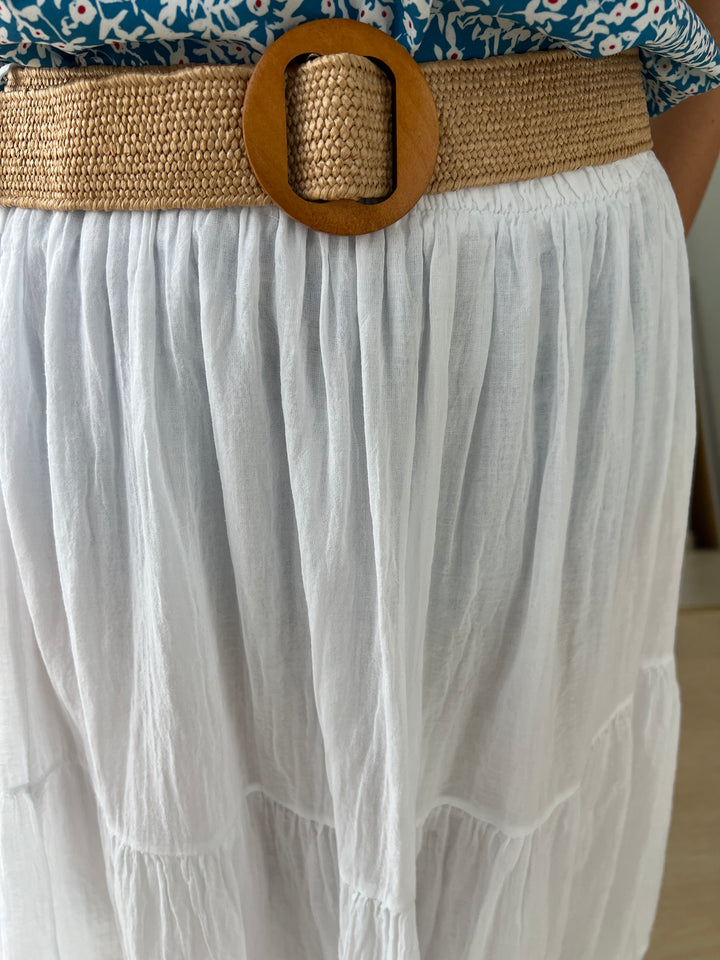 Falda White