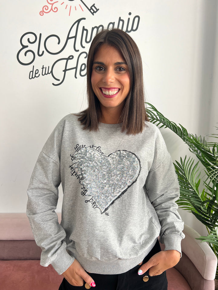 Sudadera Coraima gris