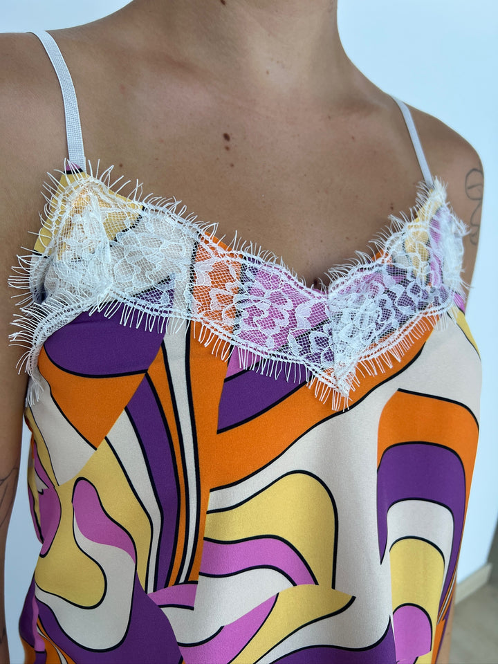Top Morgan morado