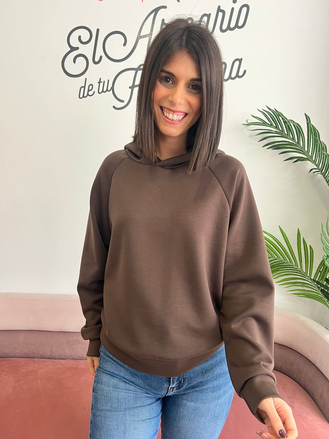 Sudadera Alana marrón