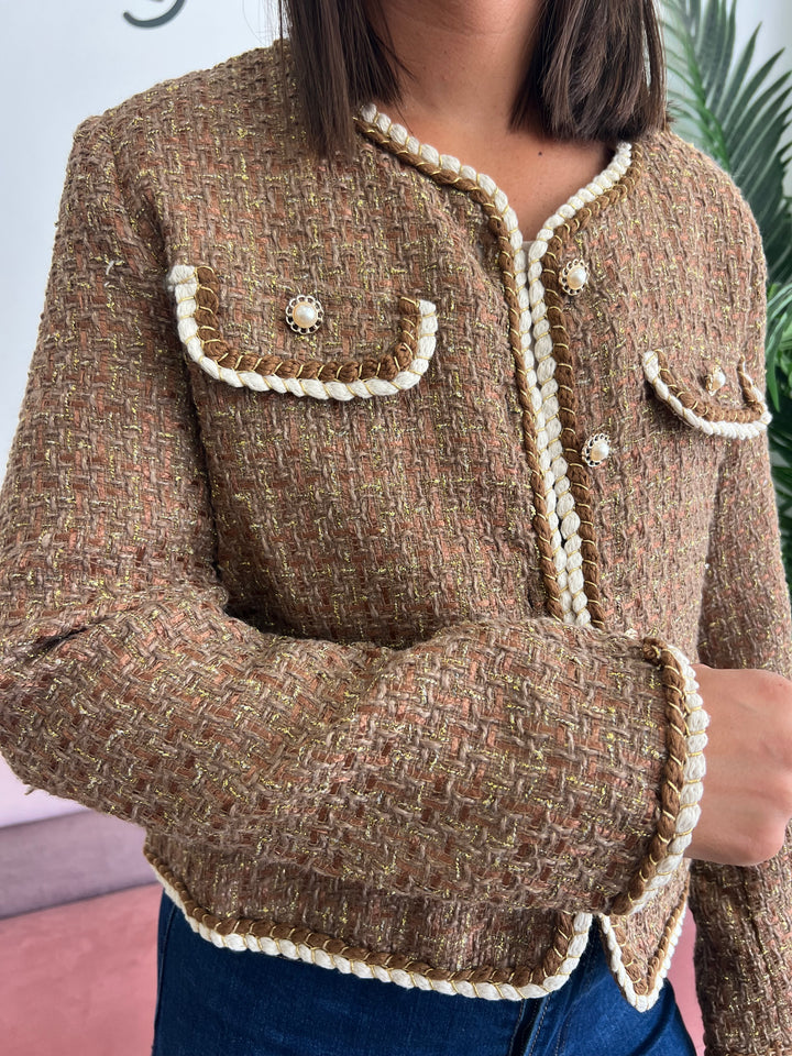 Chaqueta Mireia camel