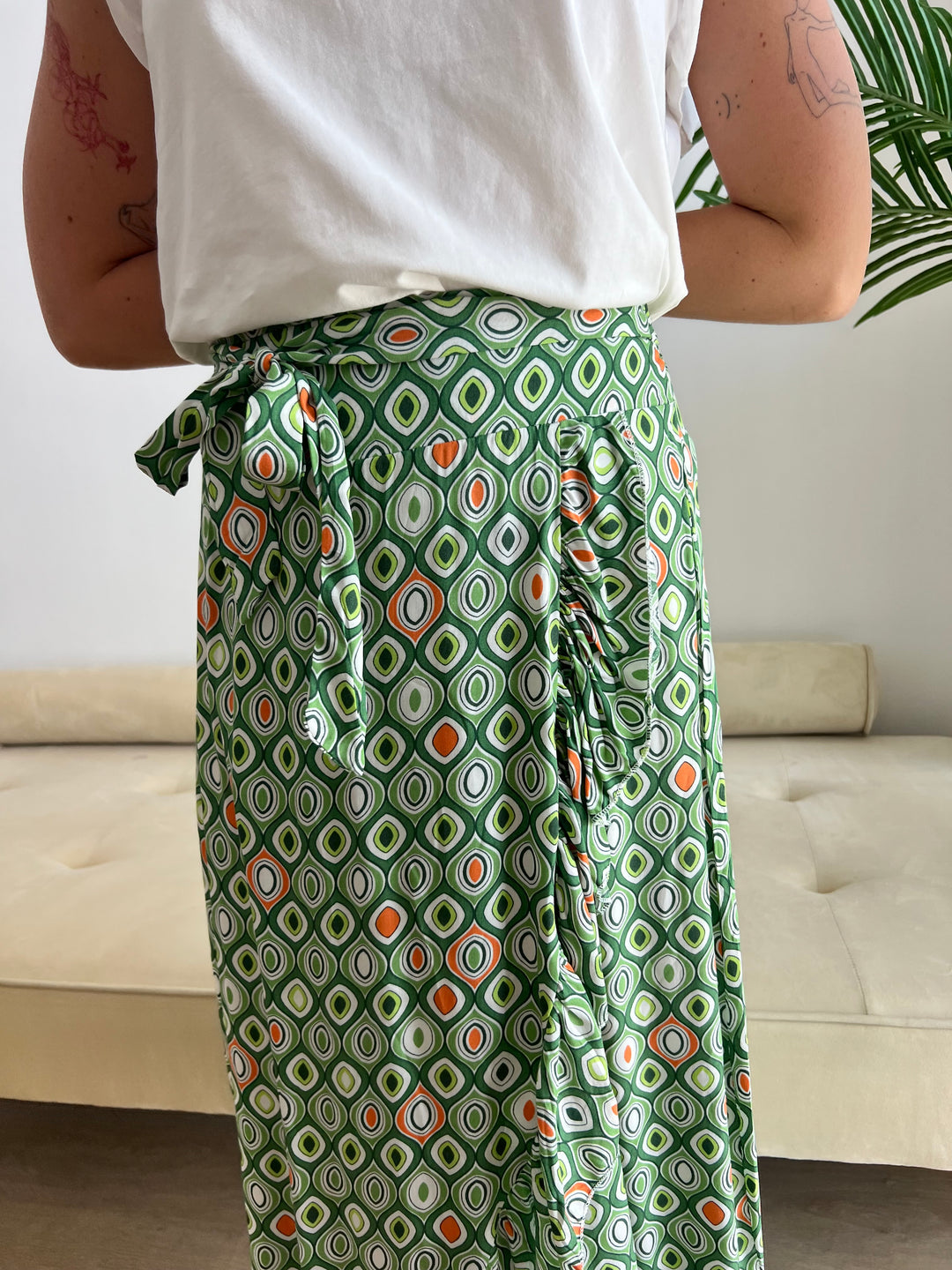 Falda Daniela verde