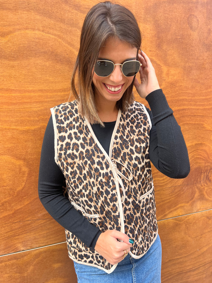 Chaleco Mireia beige