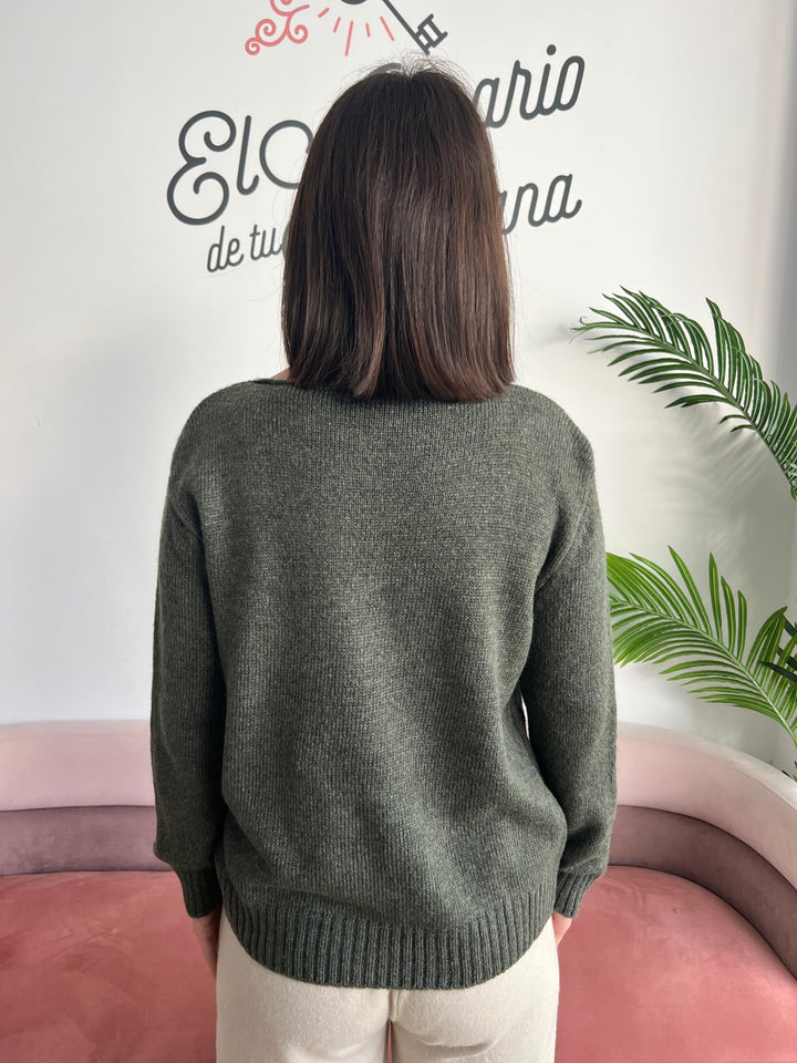 Jersey Bella verde militar