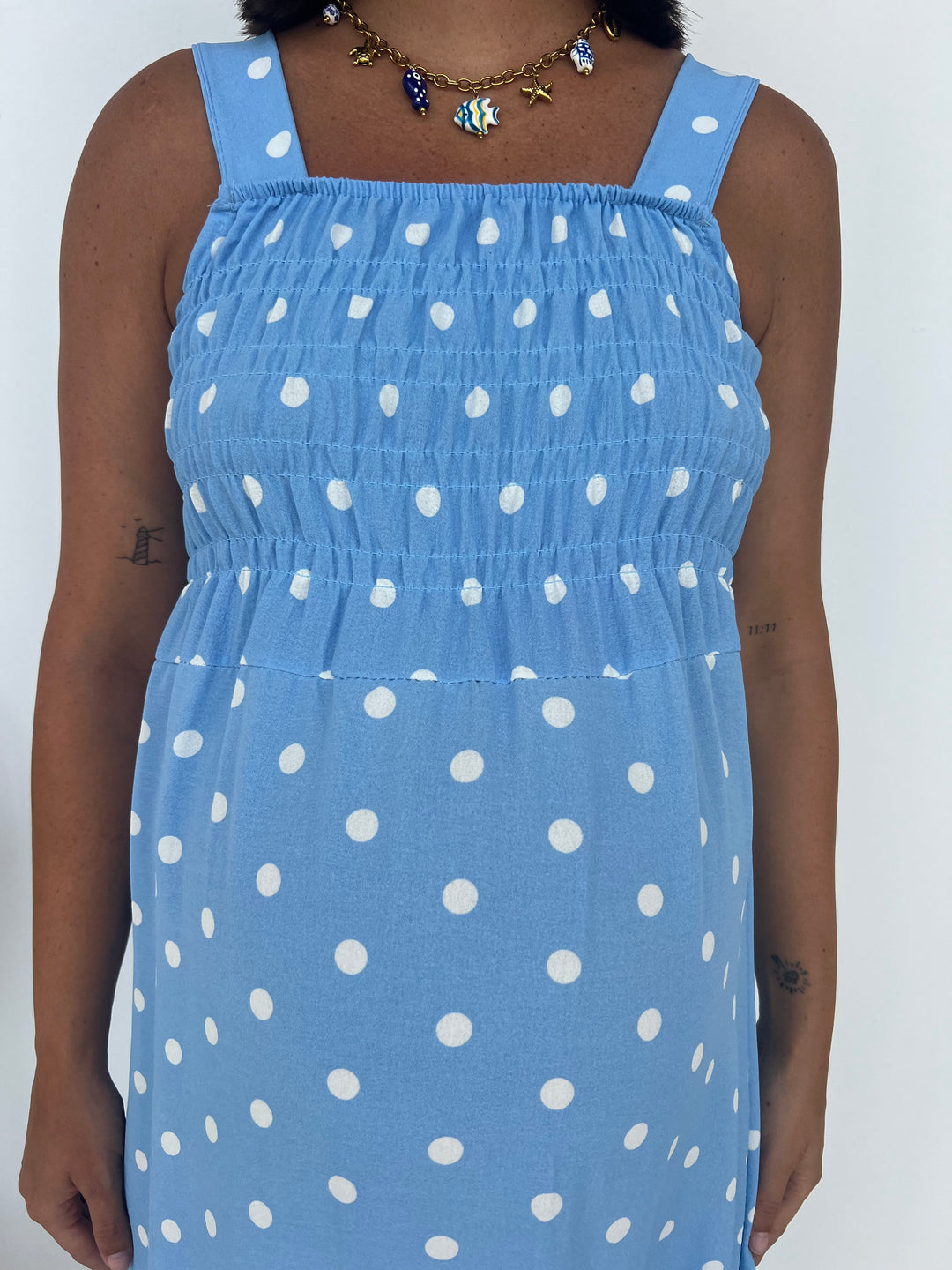 Vestido Cameron celeste