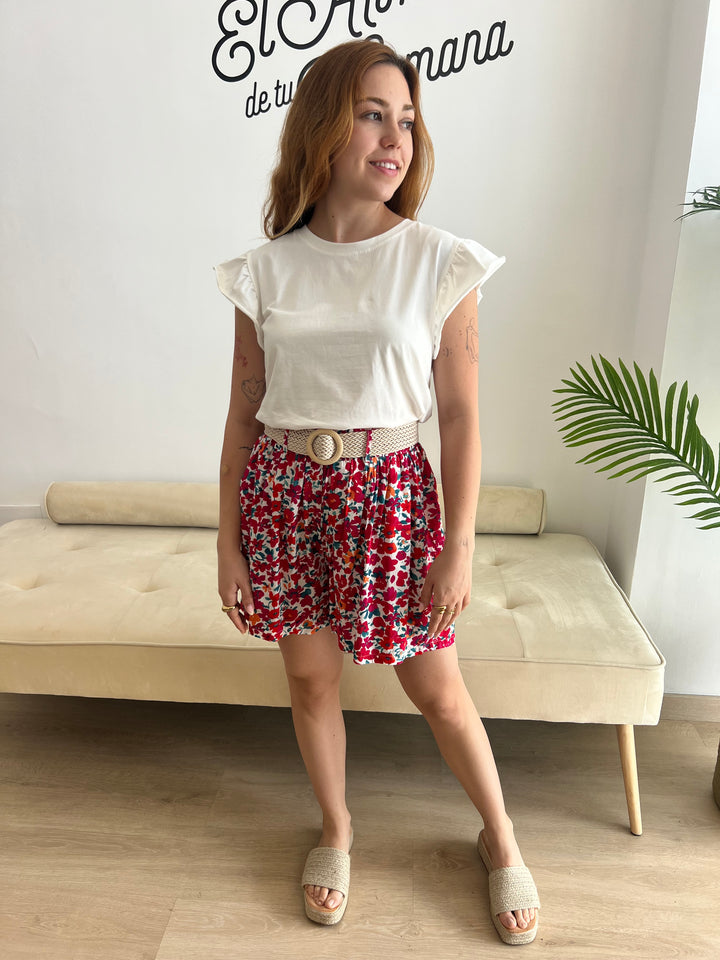 Short Martina rojo