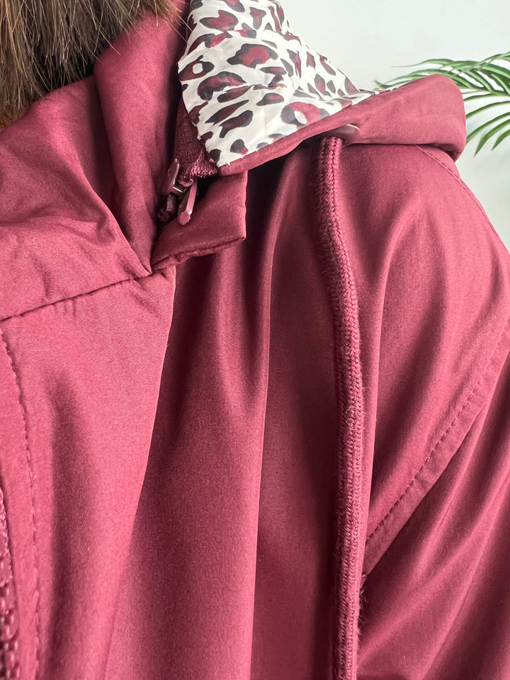Chaqueta Reversible Leopardo