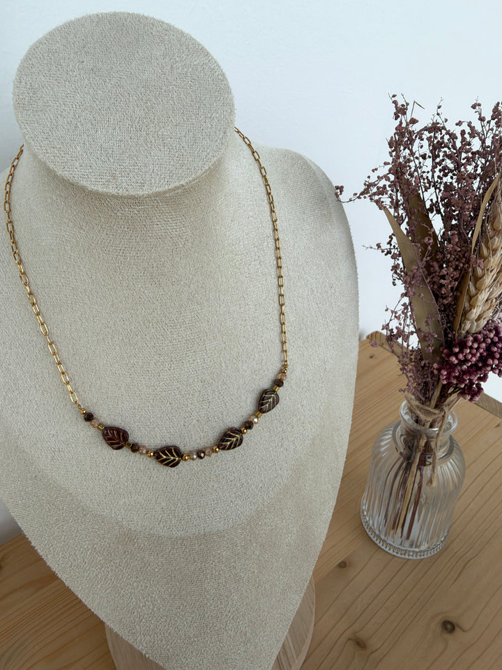 Collar Hojas (acero)