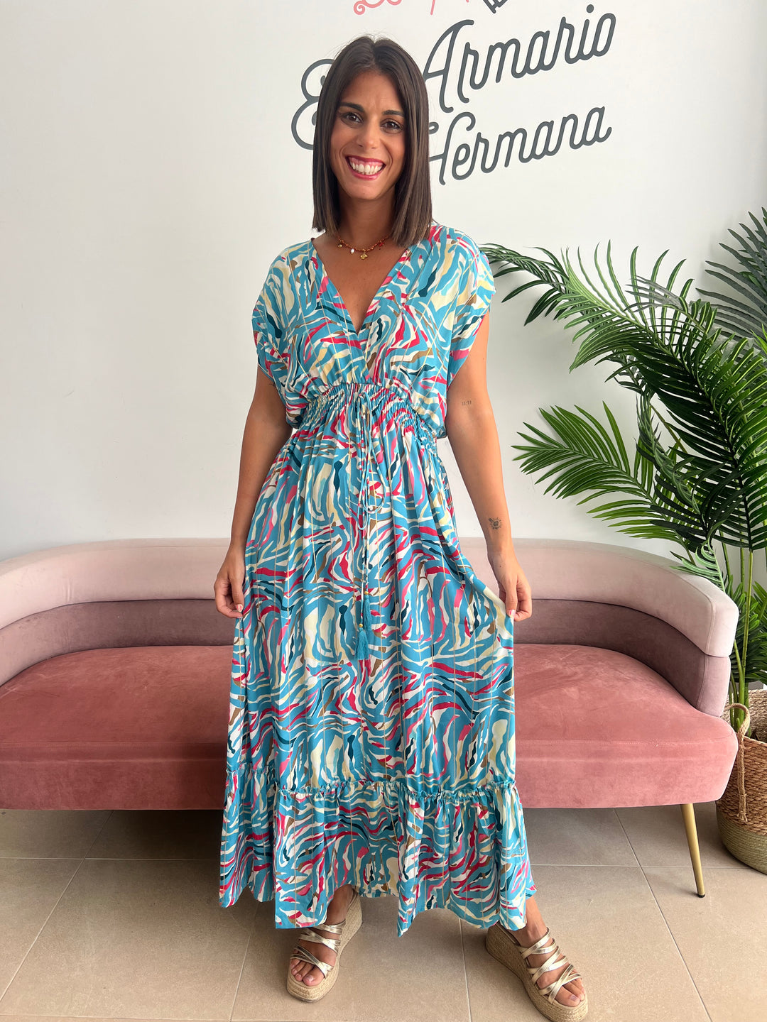 Vestido Tarifa azul