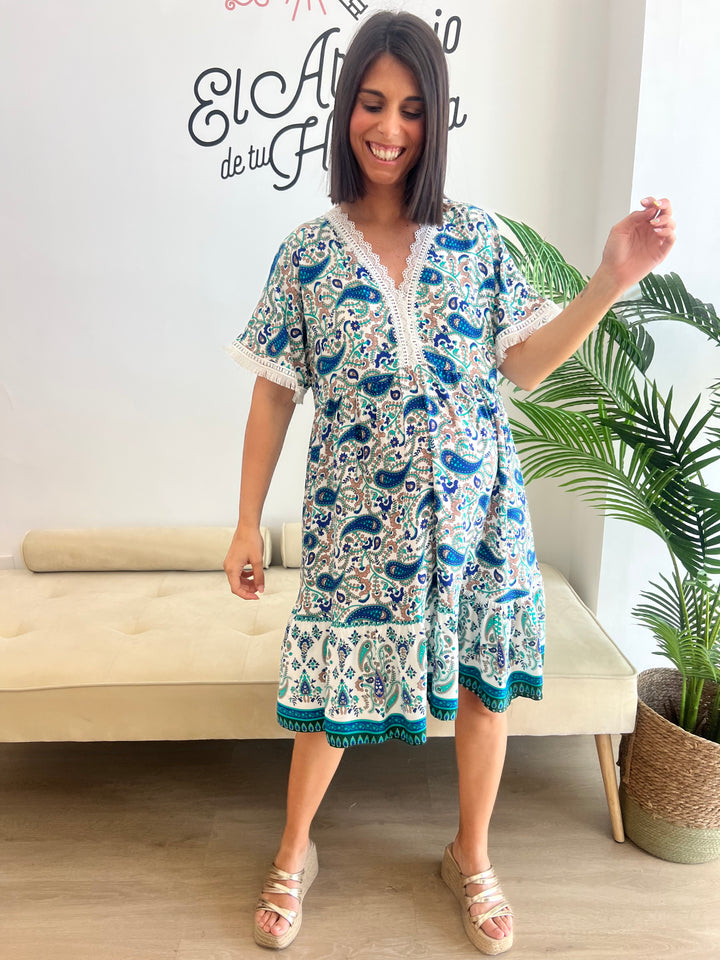 Vestido Luisa azul