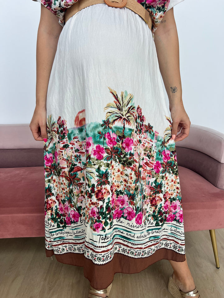 Vestido Fez marrón