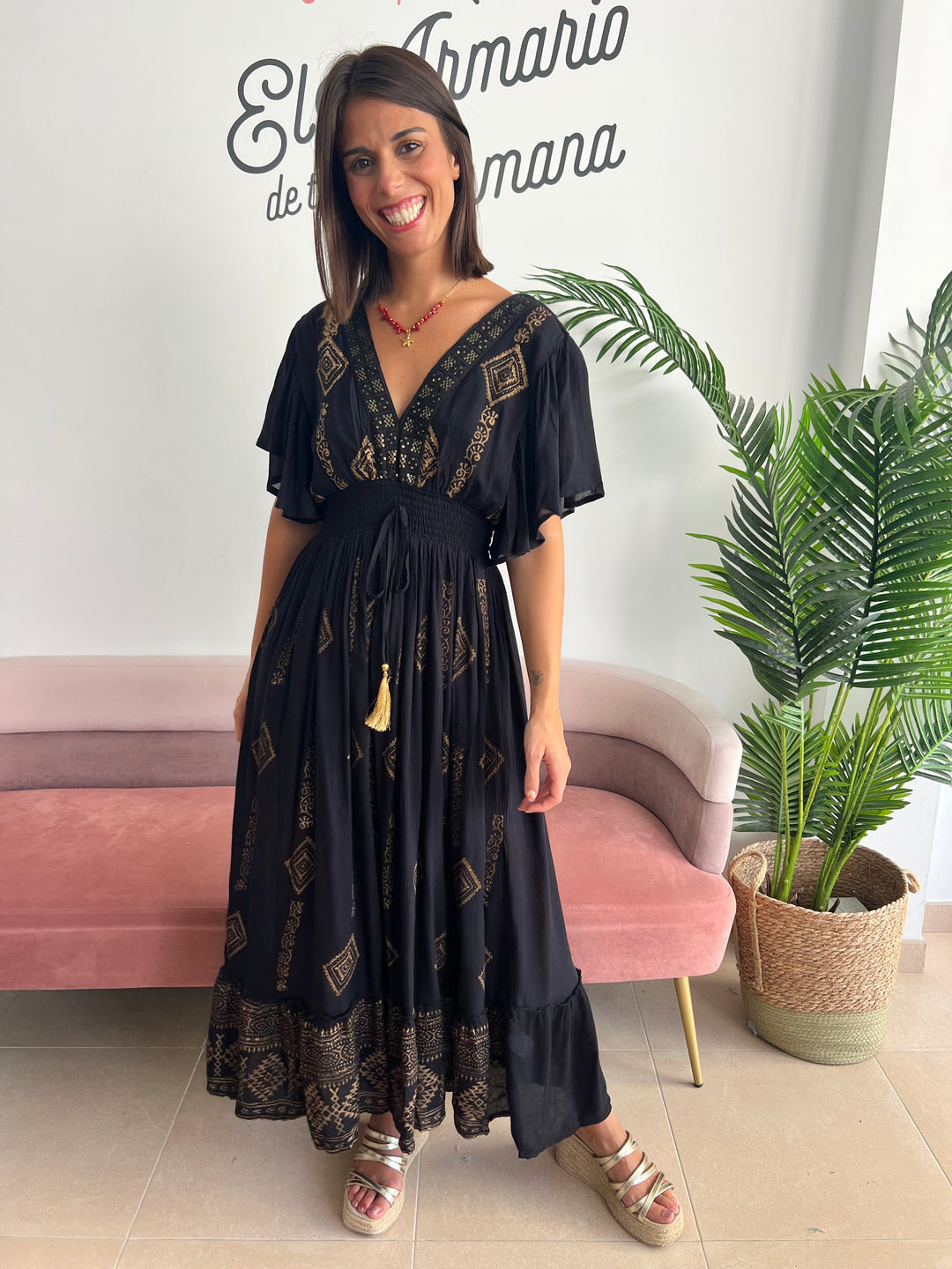 Vestido Helena negro