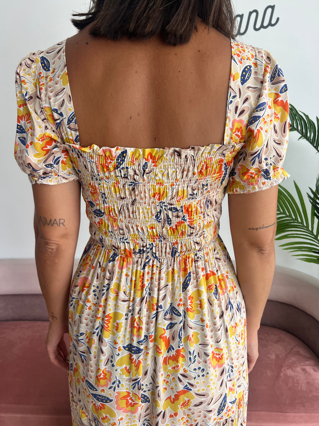 Vestido Zoraida beige
