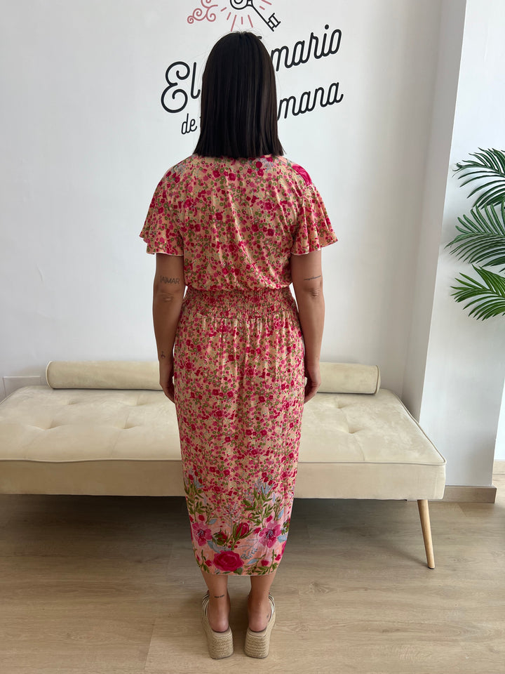 Vestido Minerva rosa