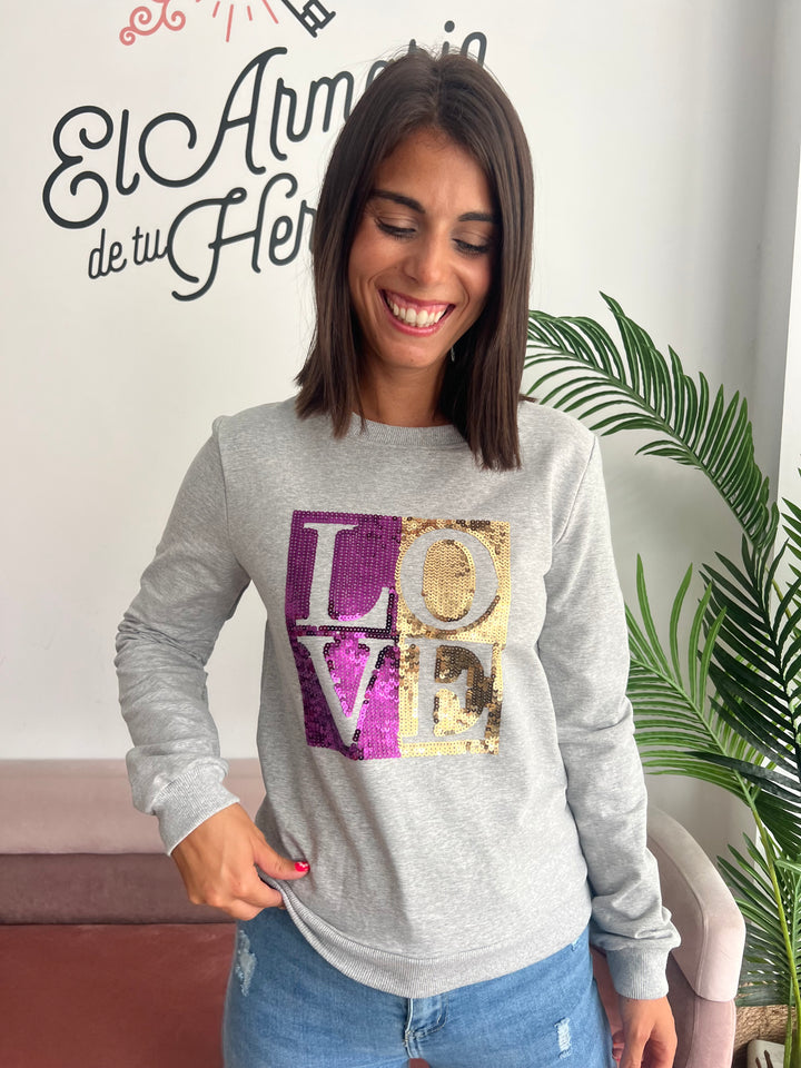 Sudadera Laly gris