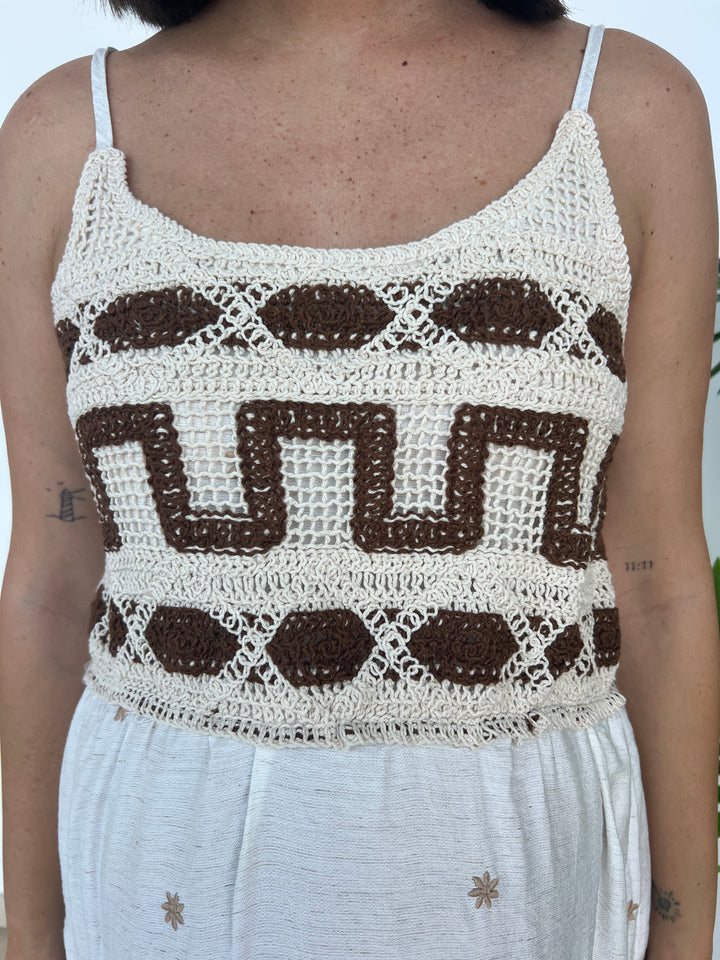 Vestido María beige