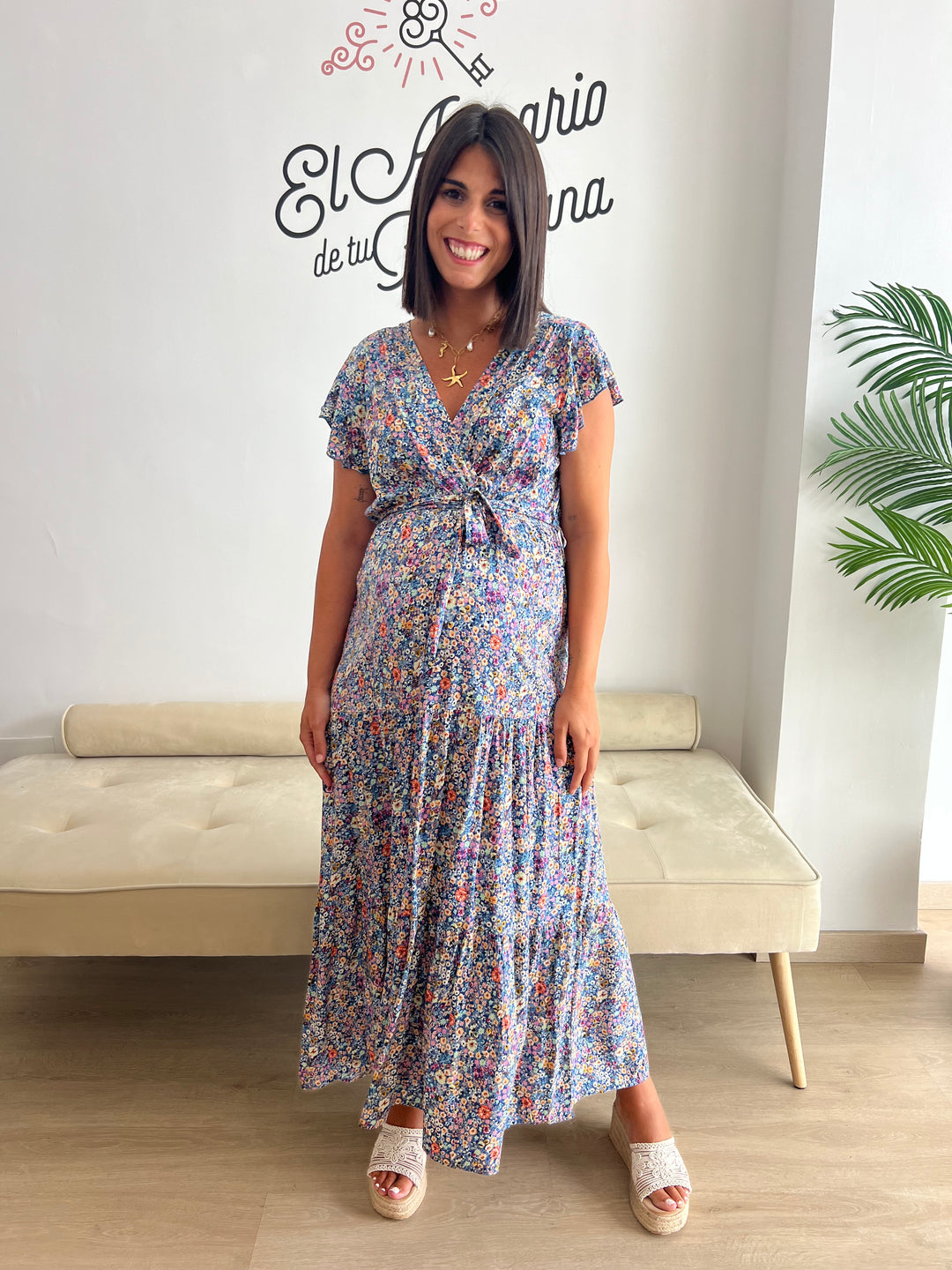 Vestido Chali azul