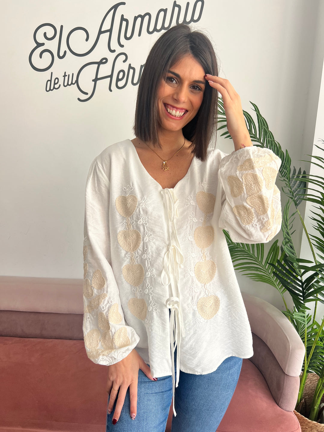 Camisa Lía blanco