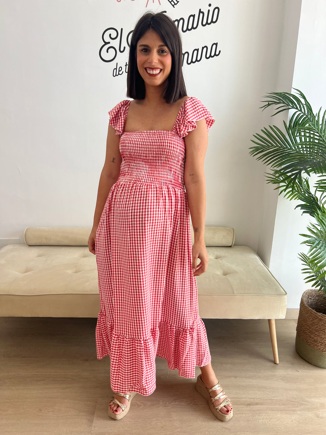 Vestido Yanira rojo