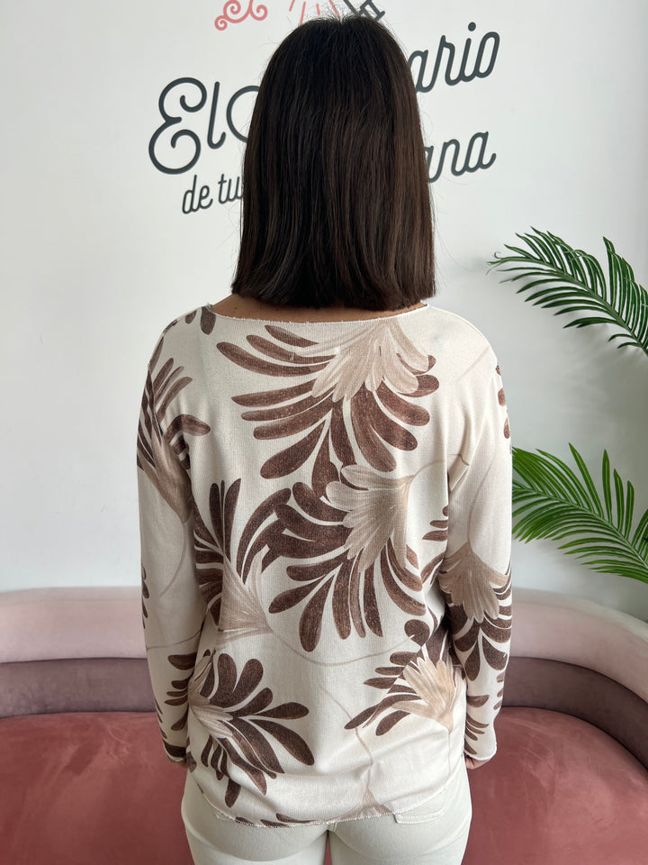 Camiseta Aurelia marrón