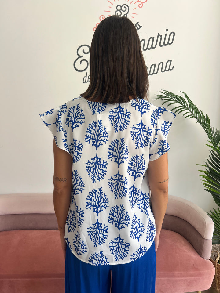 Blusa Mar azul
