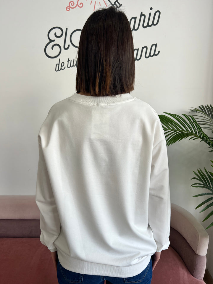 Sudadera Tiger blanco