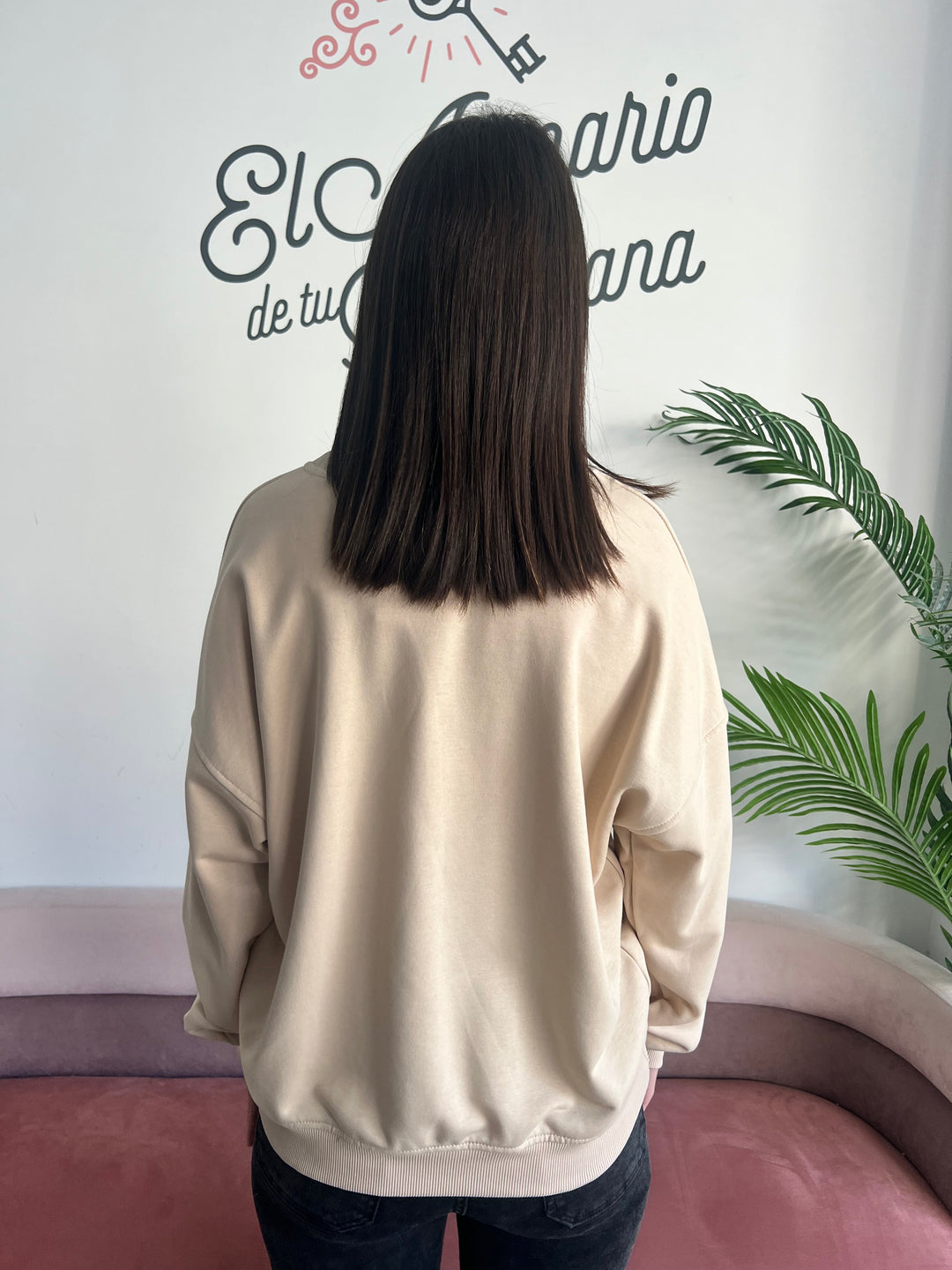 Sudadera Honey beige