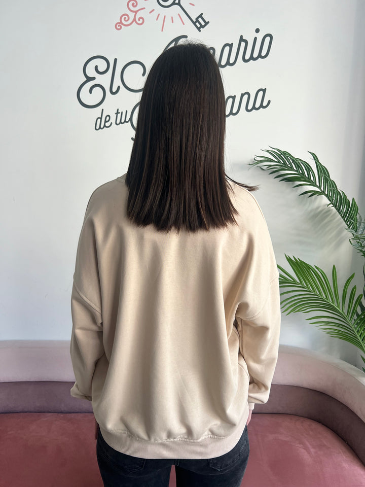 Sudadera Honey beige