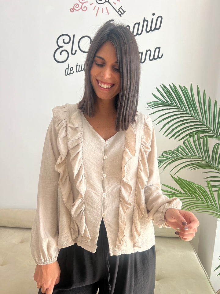Blusa Miry beige