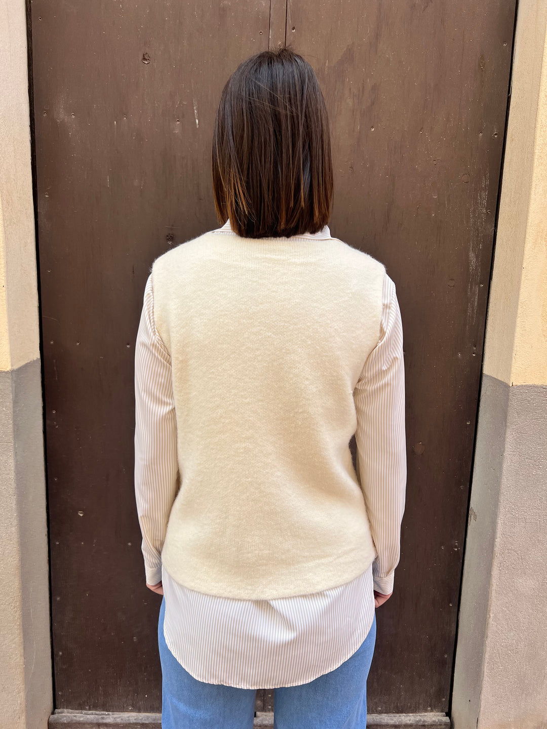 Chaleco Ruth beige